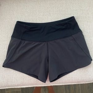 Lululemon Speed Up Black shorts size 0